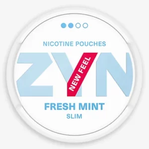 Zyn Nicotine Pouches Fresh Mint slim